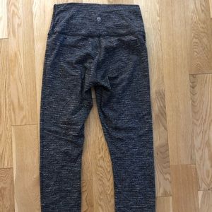 Lulu Lemon Grey Marled Leggings